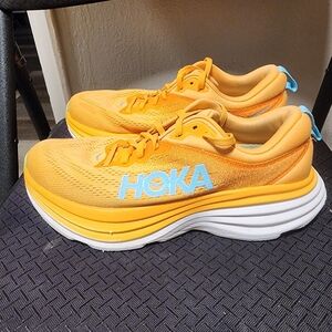 HOKA Womens Orange Running Shoes Size 7.5